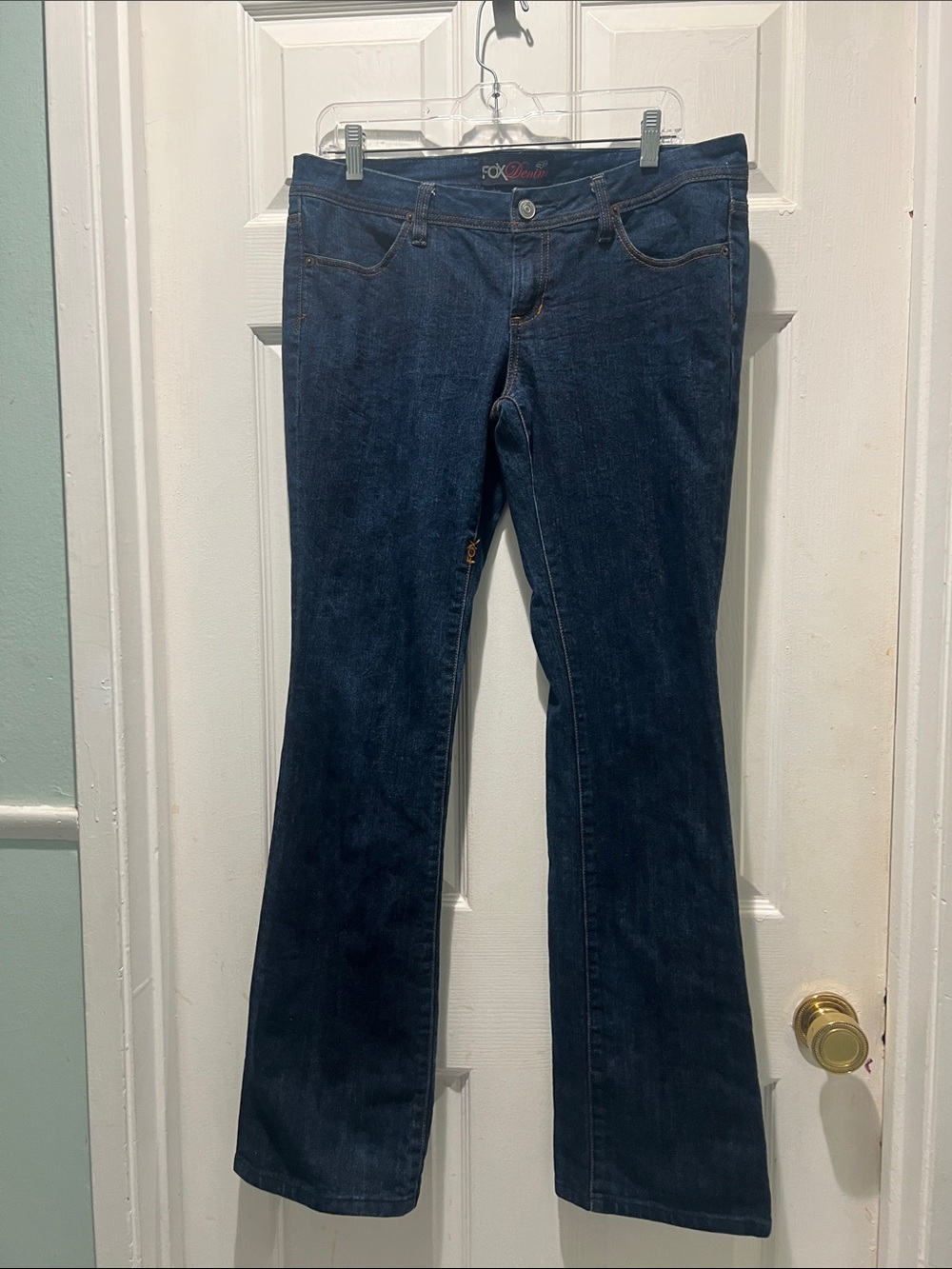 FOX Dark Indigo Slight Flare Jeans